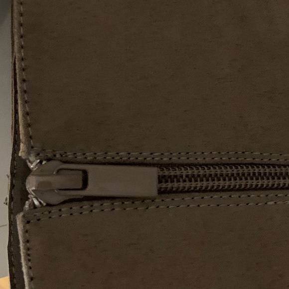 Bamboo Taupe Suede High Heeled Ankle Boot - Picture 5 of 7